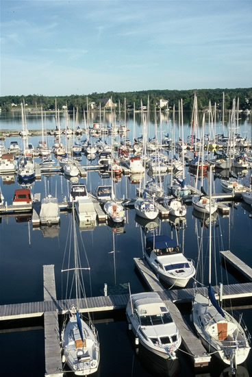 A thoroughly modern facility, the marina has been continually updated since 